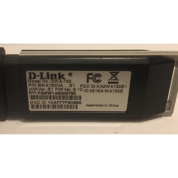 D-Link DWA-130 wireless N network adapter USB 300mbps 802.11n - Picture 3 of 3